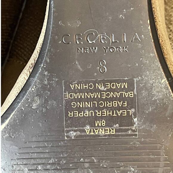 Cecilia New York Renata Brownish Tan Wedge Sock Ankle Boots Size 8 - Picture 10 of 10